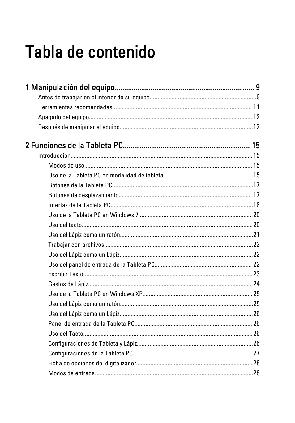 Dell Latitude XT3 (Mid 2011) User Manual | Page 3 / 155