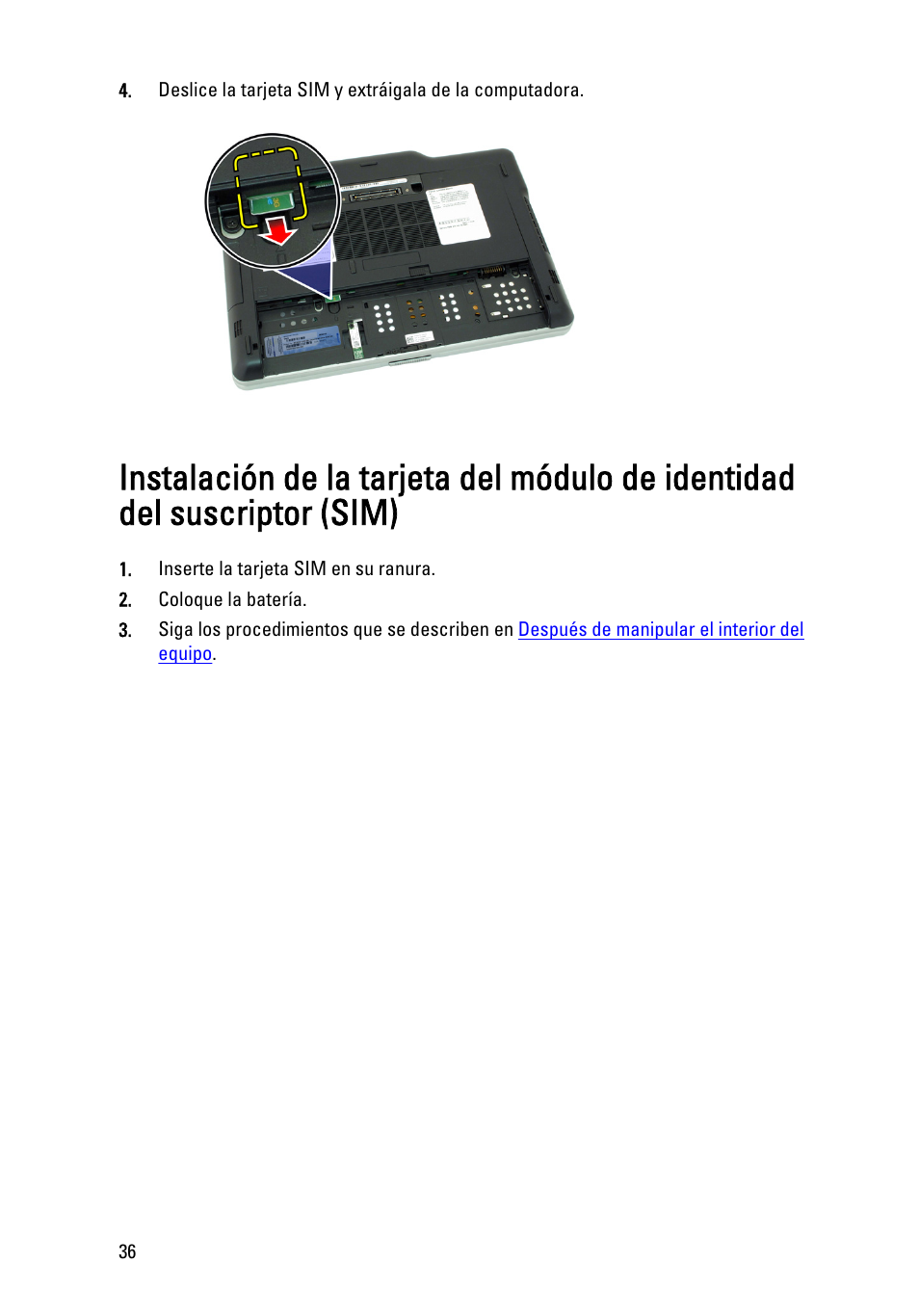 Dell Latitude XT3 (Mid 2011) User Manual | Page 36 / 155
