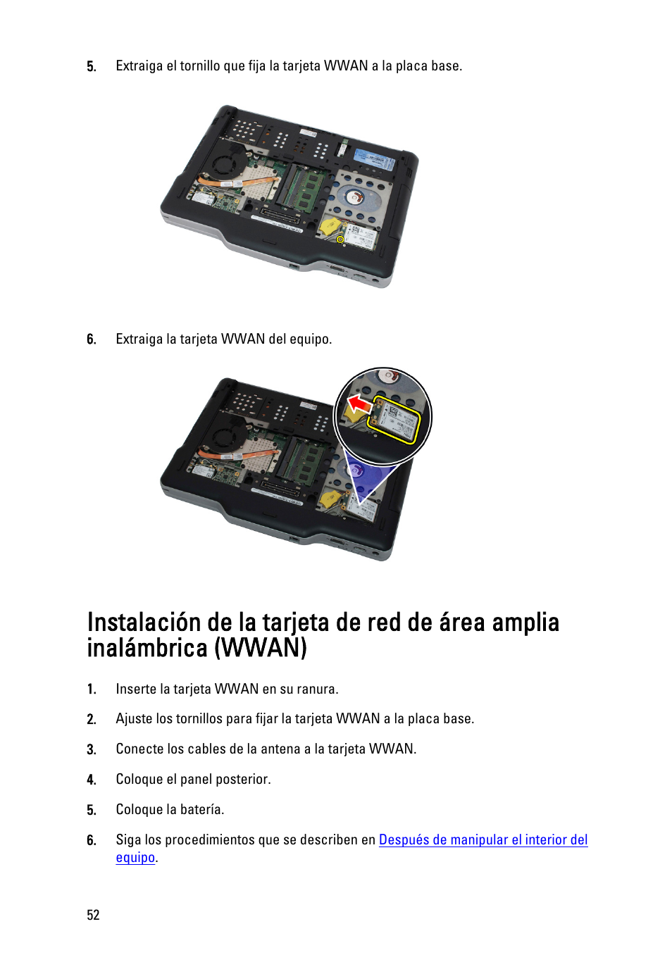 Dell Latitude XT3 (Mid 2011) User Manual | Page 52 / 155