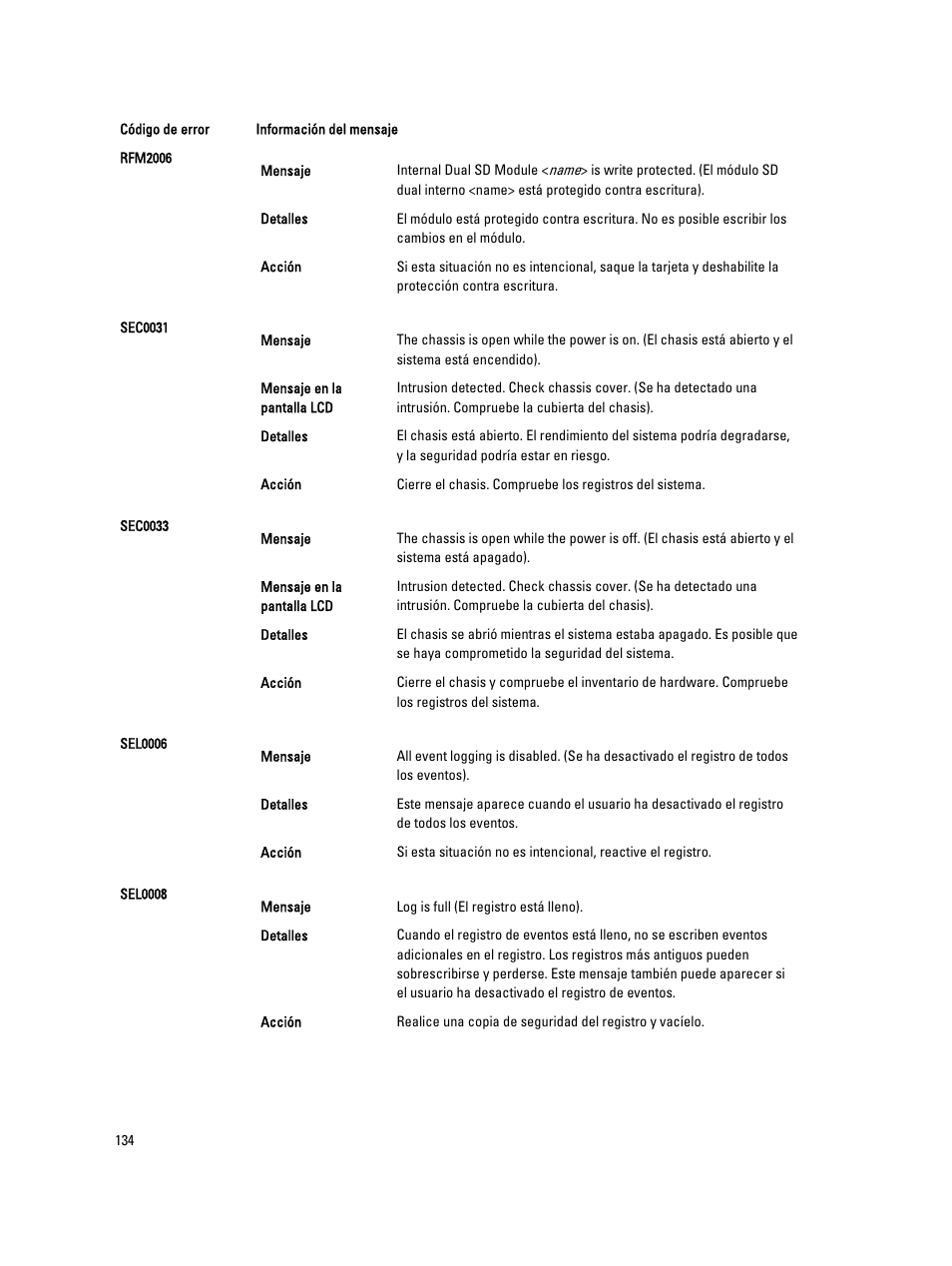 Dell PowerVault DX6104 User Manual | Page 134 / 139