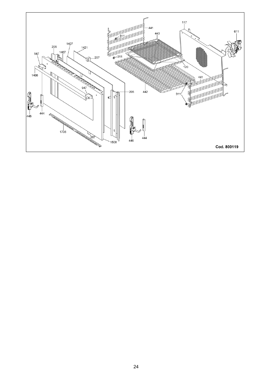 Bertazzoni X365GGVX (X36 5 00 X) User Manual | Page 24 / 26