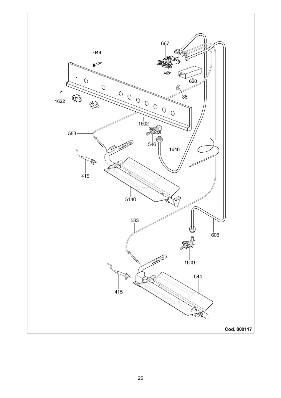 Bertazzoni X365GGVX (X36 5 00 X) User Manual | Page 26 / 26