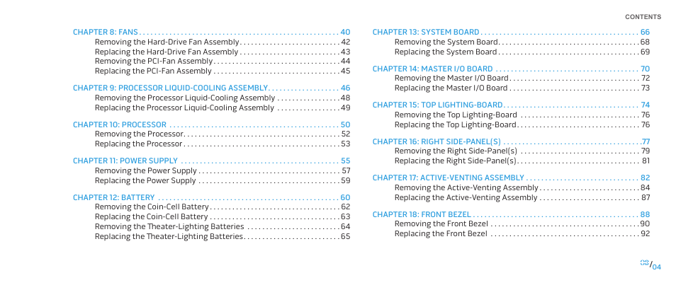Dell Alienware Aurora (Late 2009) User Manual | Page 4 / 117