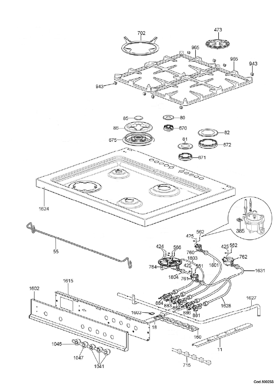 Bertazzoni X244GGVX User Manual | Page 22 / 28