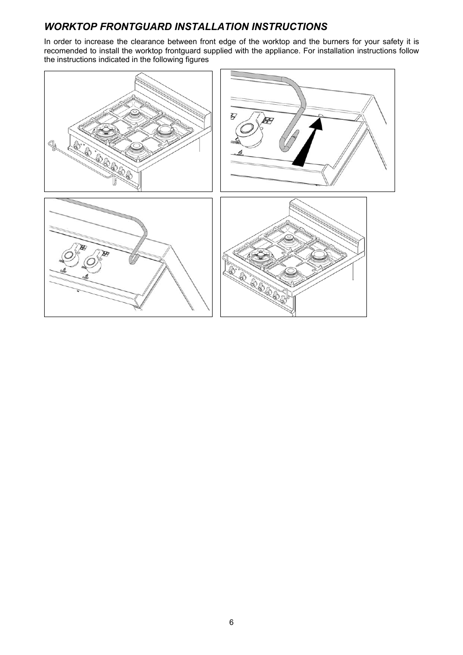 Bertazzoni X244GGVX User Manual | Page 6 / 28