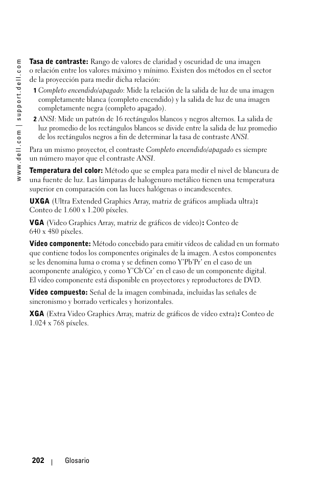 Dell 1100MP User Manual | Page 202 / 278