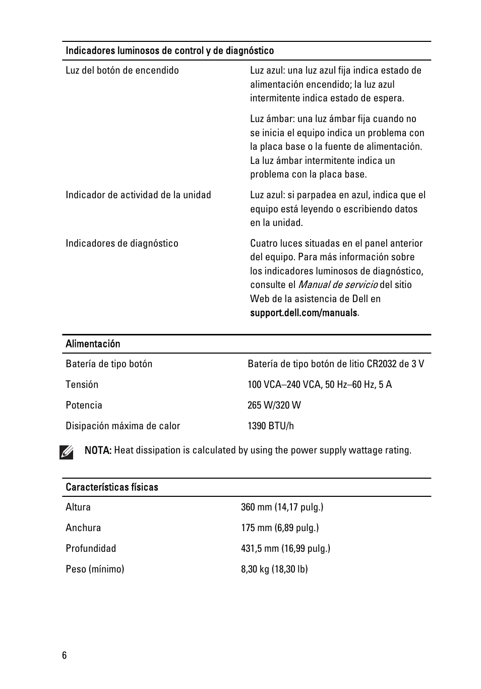 Dell Precision T1600 (Early 2011) User Manual | Page 6 / 8