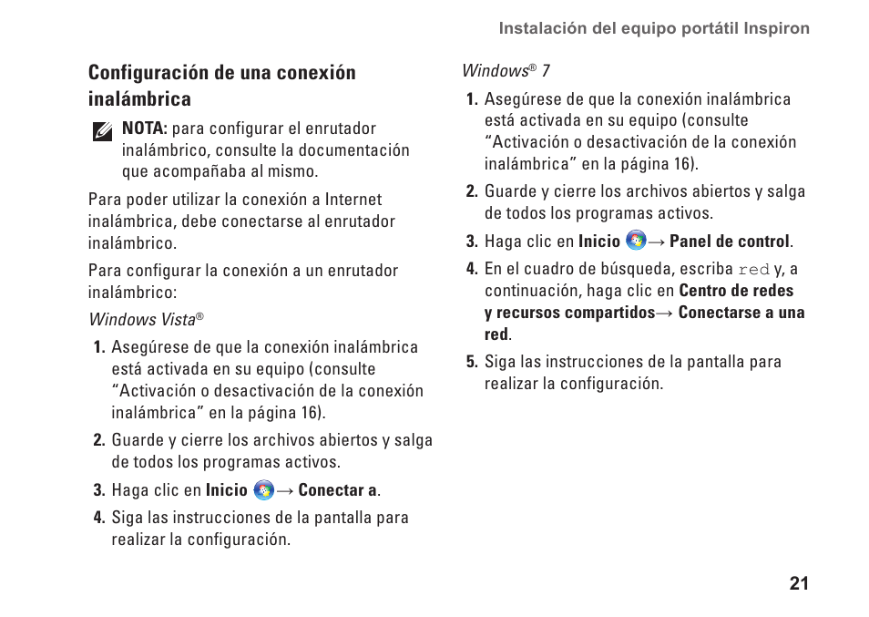 Dell Inspiron 15 (M5010, Early 2010) User Manual | Page 23 / 112