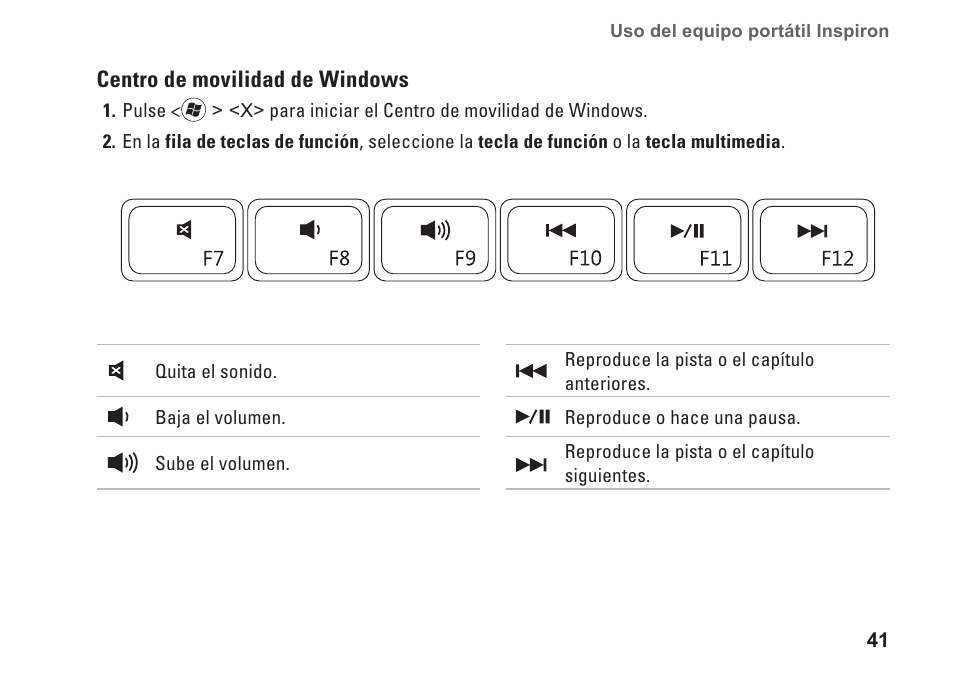 Dell Inspiron 15 (M5010, Early 2010) User Manual | Page 43 / 112
