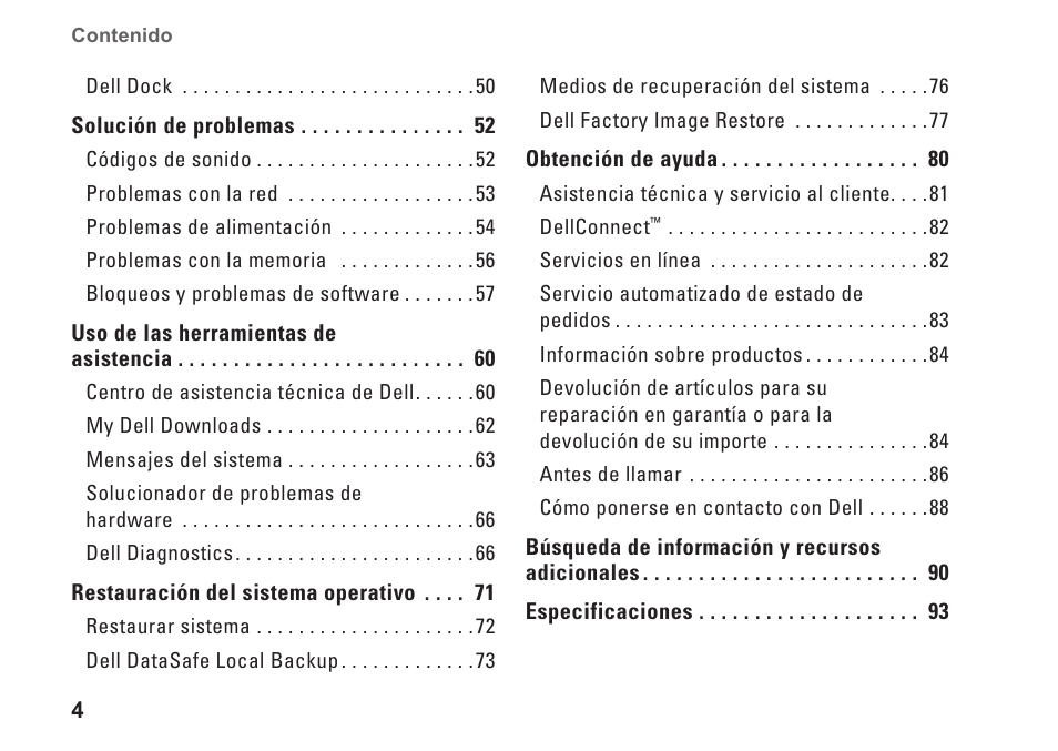 Dell Inspiron 15 (M5010, Early 2010) User Manual | Page 6 / 112