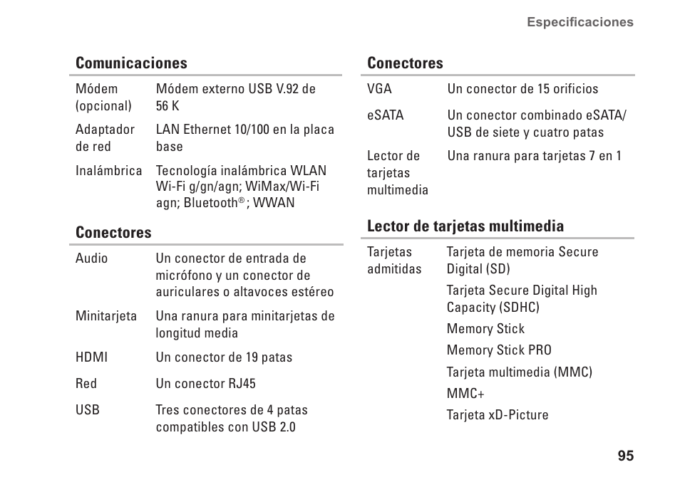 Dell Inspiron 15 (M5010, Early 2010) User Manual | Page 97 / 112