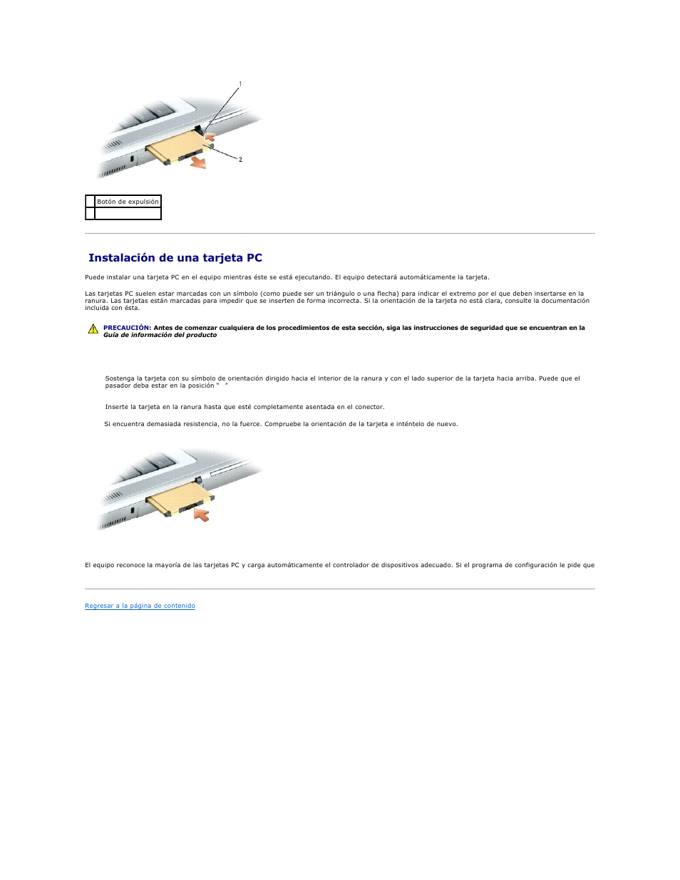 Instalación de una tarjeta pc | Dell Precision M70 User Manual | Page 72 / 122