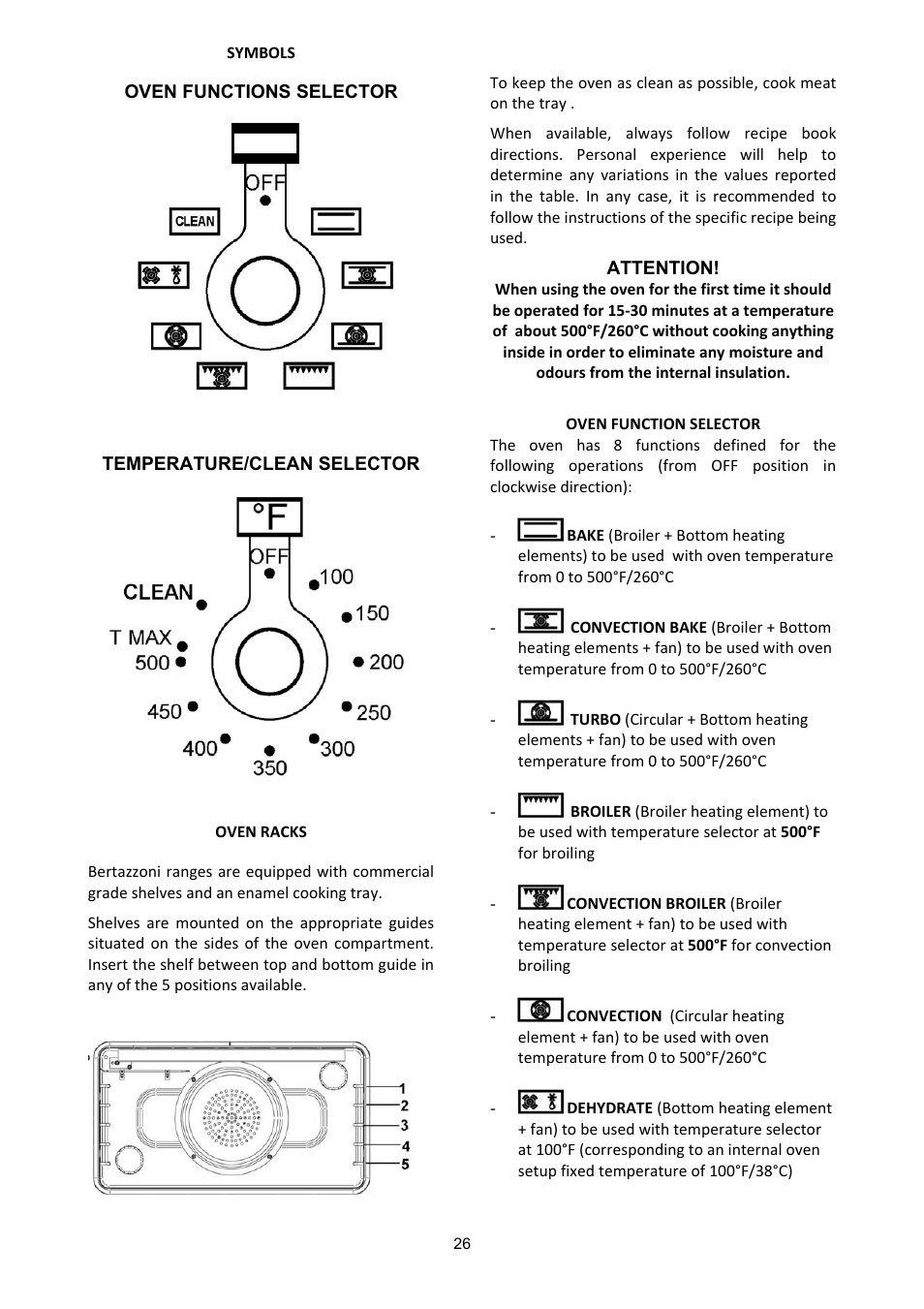 Bertazzoni X365PIRX User Manual | Page 26 / 50