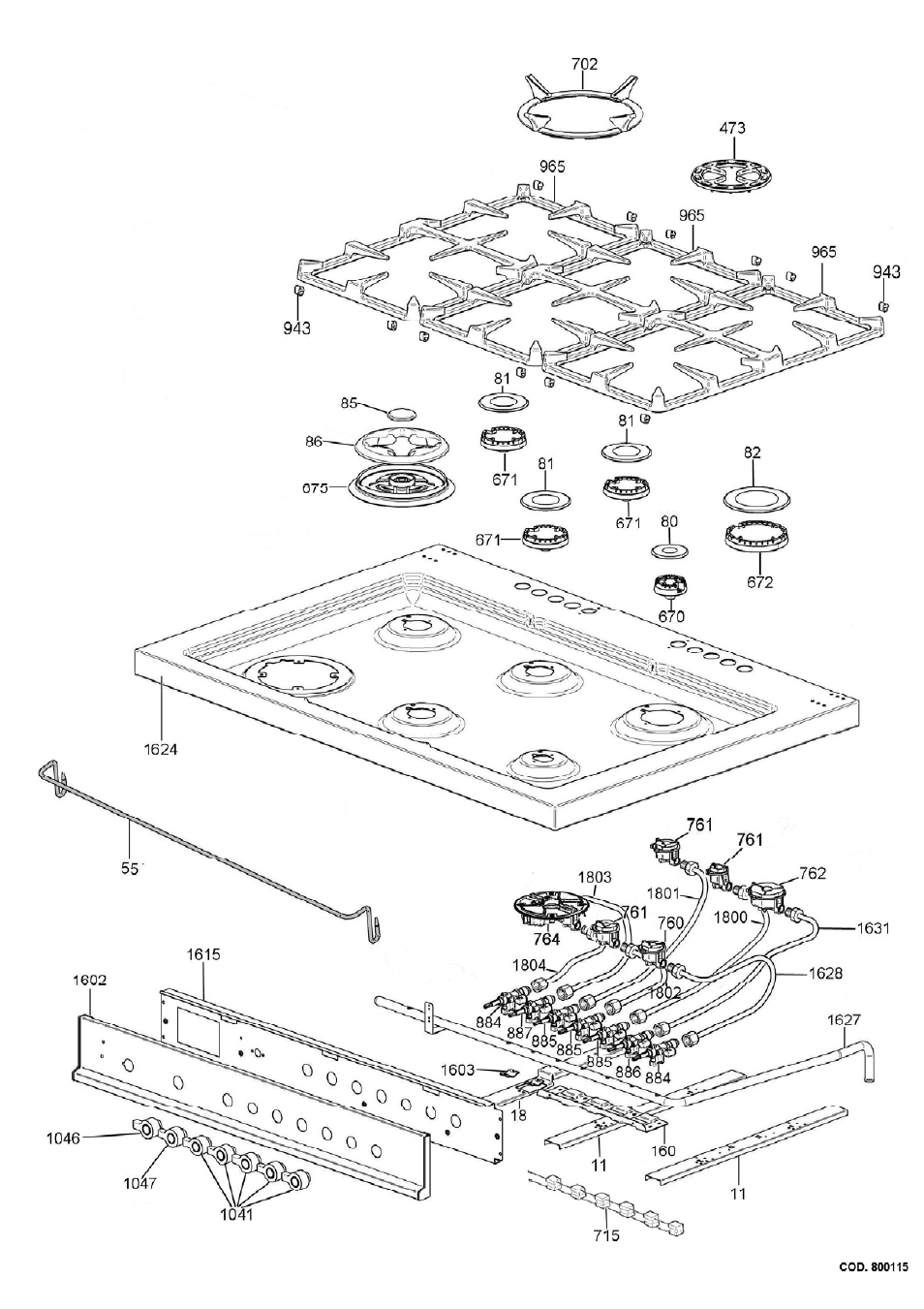 Bertazzoni X365PIRX User Manual | Page 44 / 50