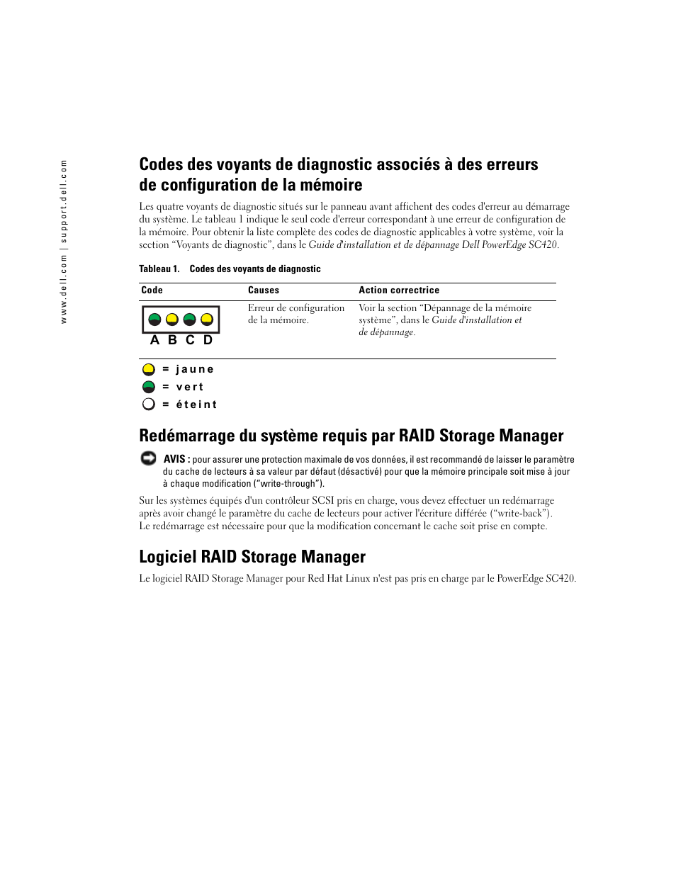 Logiciel raid storage manager | Dell PowerEdge SC 420 User Manual | Page 8 / 21
