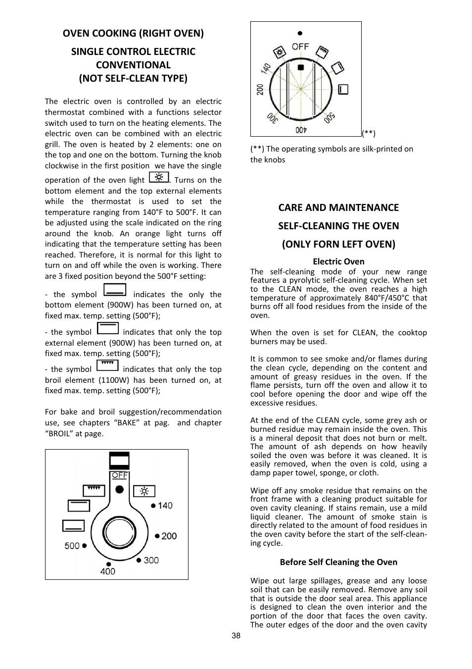 Bertazzoni (A User Manual | Page 38 / 52