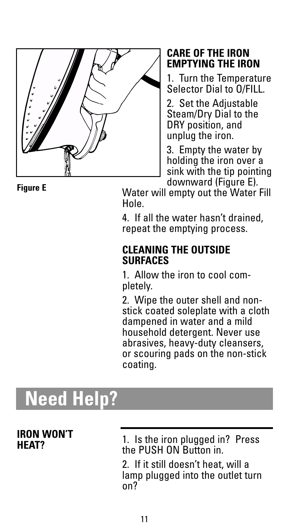 Need help | Black & Decker F499S User Manual | Page 11 / 16