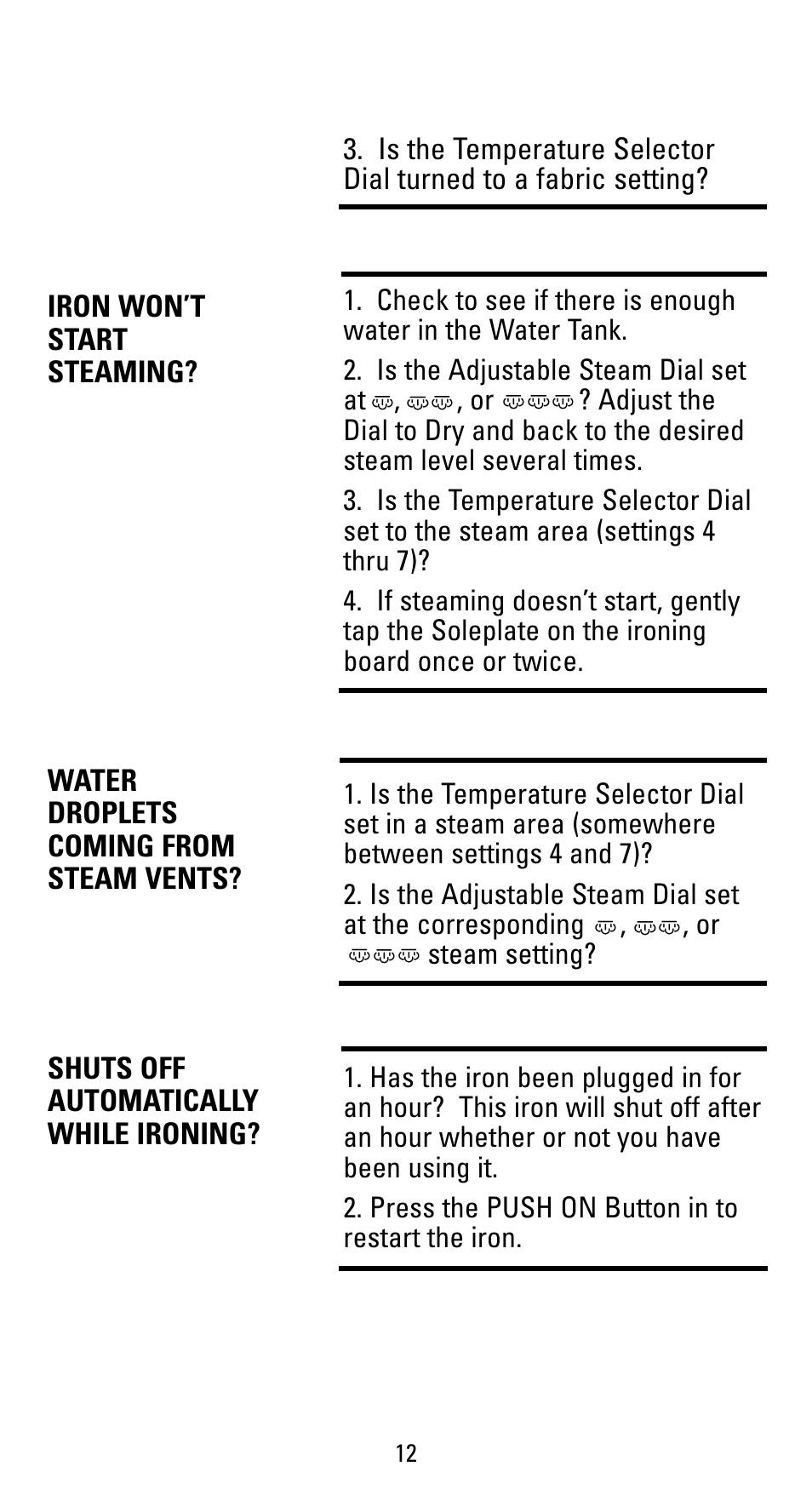 Black & Decker F499S User Manual | Page 12 / 16