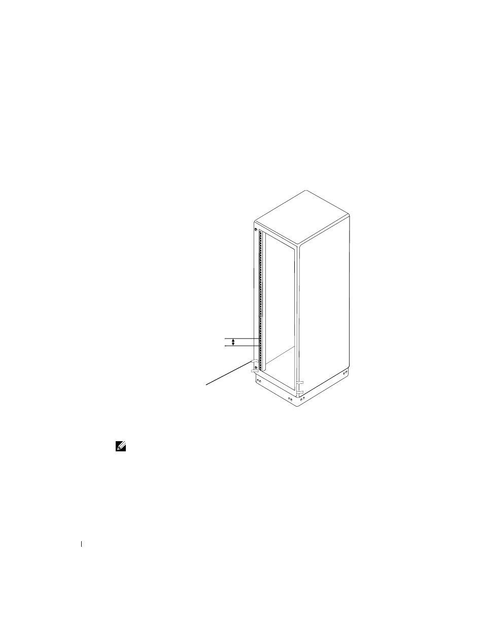 Installation des rails de montage rapidrails, Figure 2-4, Marquage des rails verticaux | Dell PowerVault 221S (SCSI) User Manual | Page 34 / 110