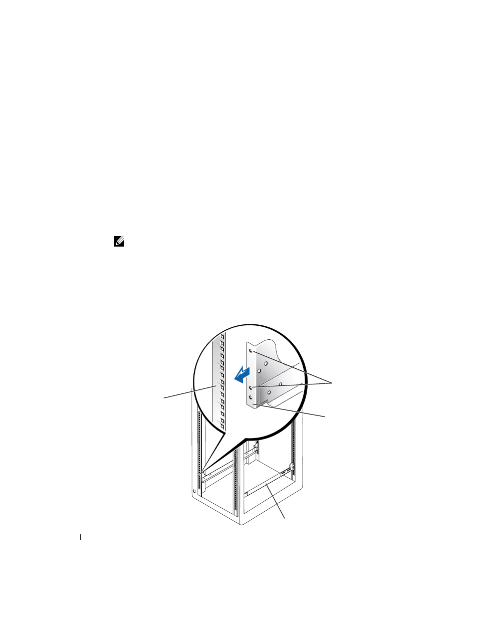 Installieren der versarails-montageschienen, Abbildung 3-6 | Dell PowerVault 221S (SCSI) User Manual | Page 58 / 110