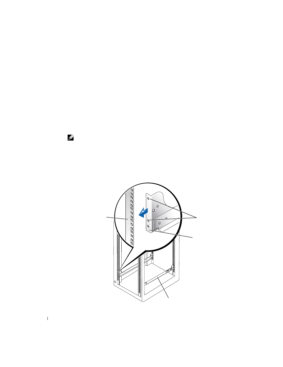 Instalación de las guías de montaje versarails, Figura 4-6 | Dell PowerVault 221S (SCSI) User Manual | Page 80 / 110