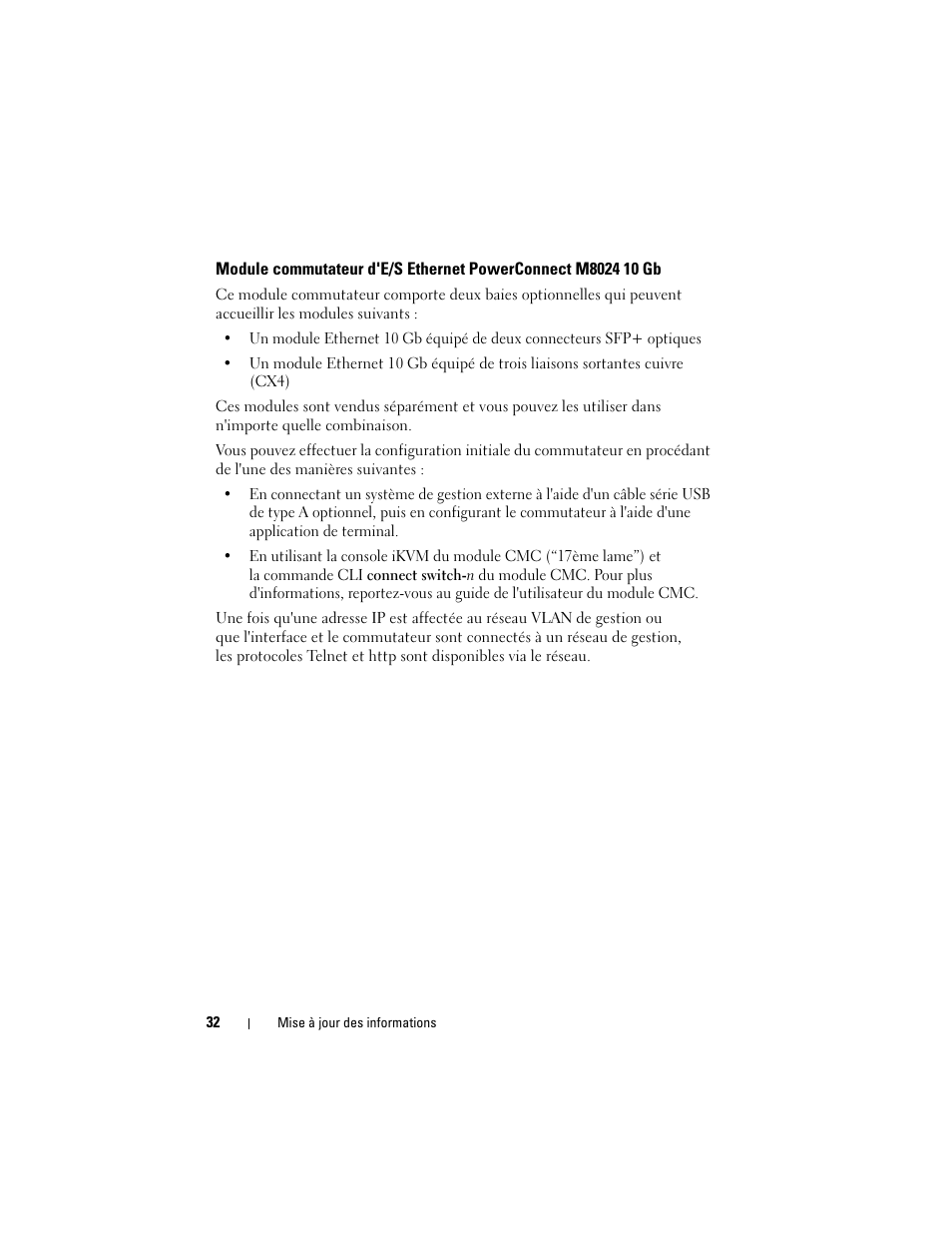 Dell PowerEdge M710 User Manual | Page 32 / 92