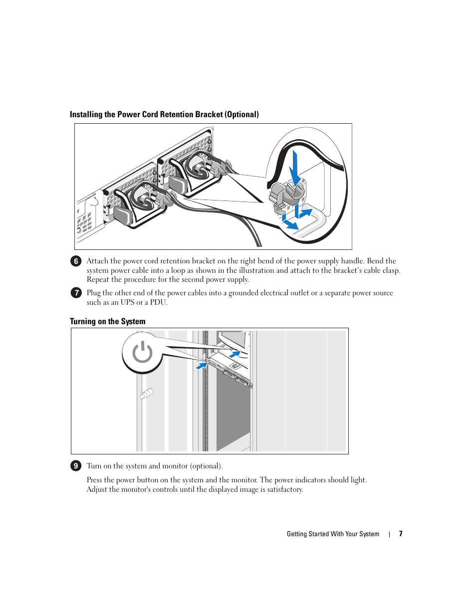 Turning on the system | Dell PowerVault NX1950 User Manual | Page 9 / 48