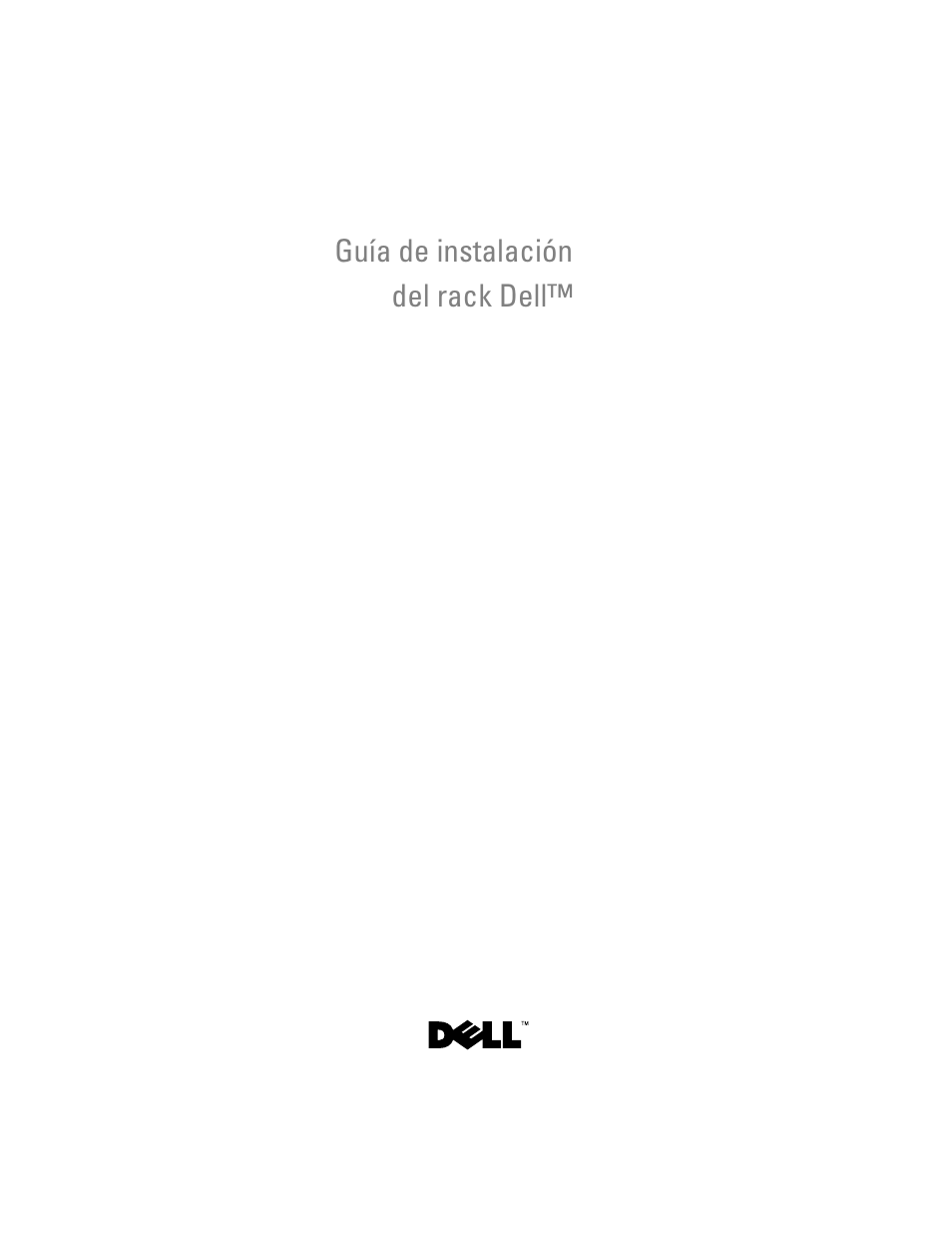 Guía de instalación del rack dell | Dell PowerEdge 6950 User Manual | Page 115 / 142