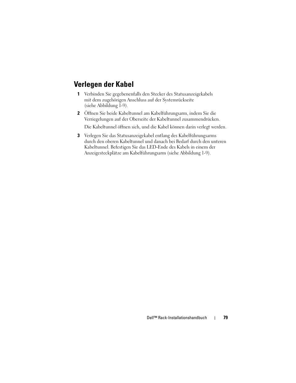 Verlegen der kabel | Dell PowerEdge 6950 User Manual | Page 81 / 142