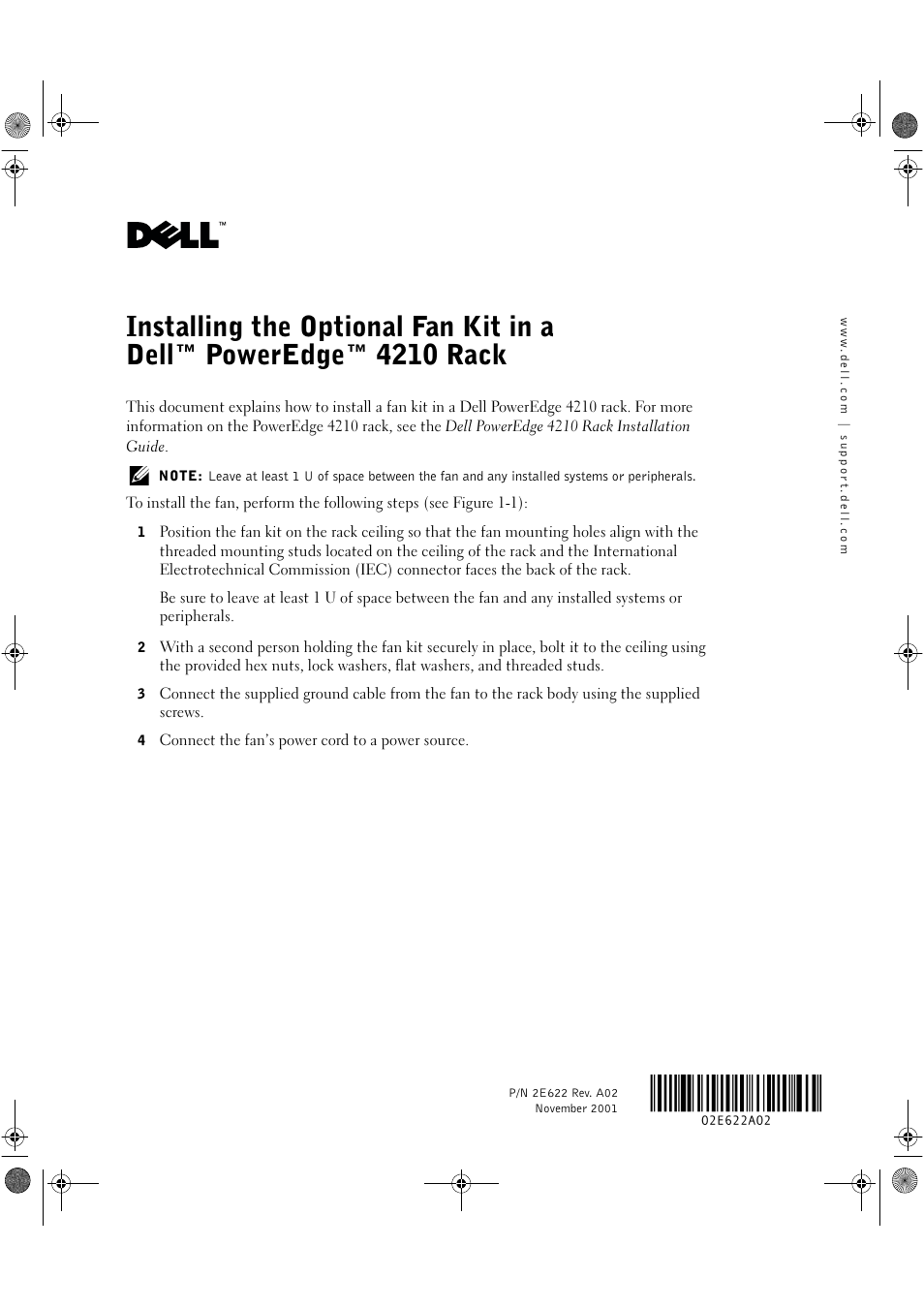 Dell PowerEdge Rack Enclosure 4210 User Manual | 10 pages