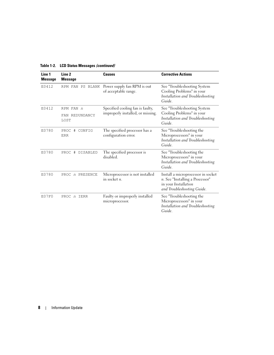 Dell PowerEdge 6850 User Manual | Page 10 / 116