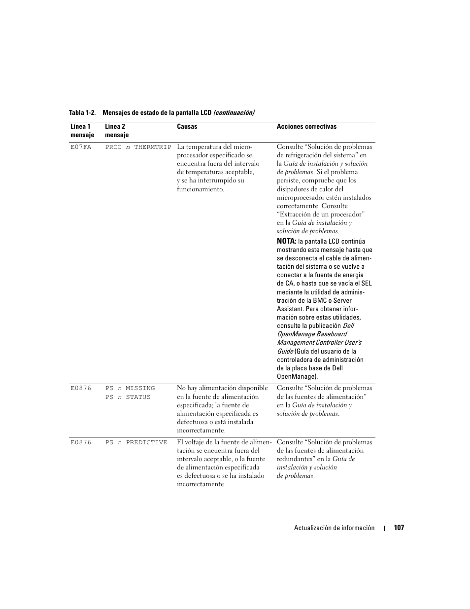 Dell PowerEdge 6850 User Manual | Page 109 / 116