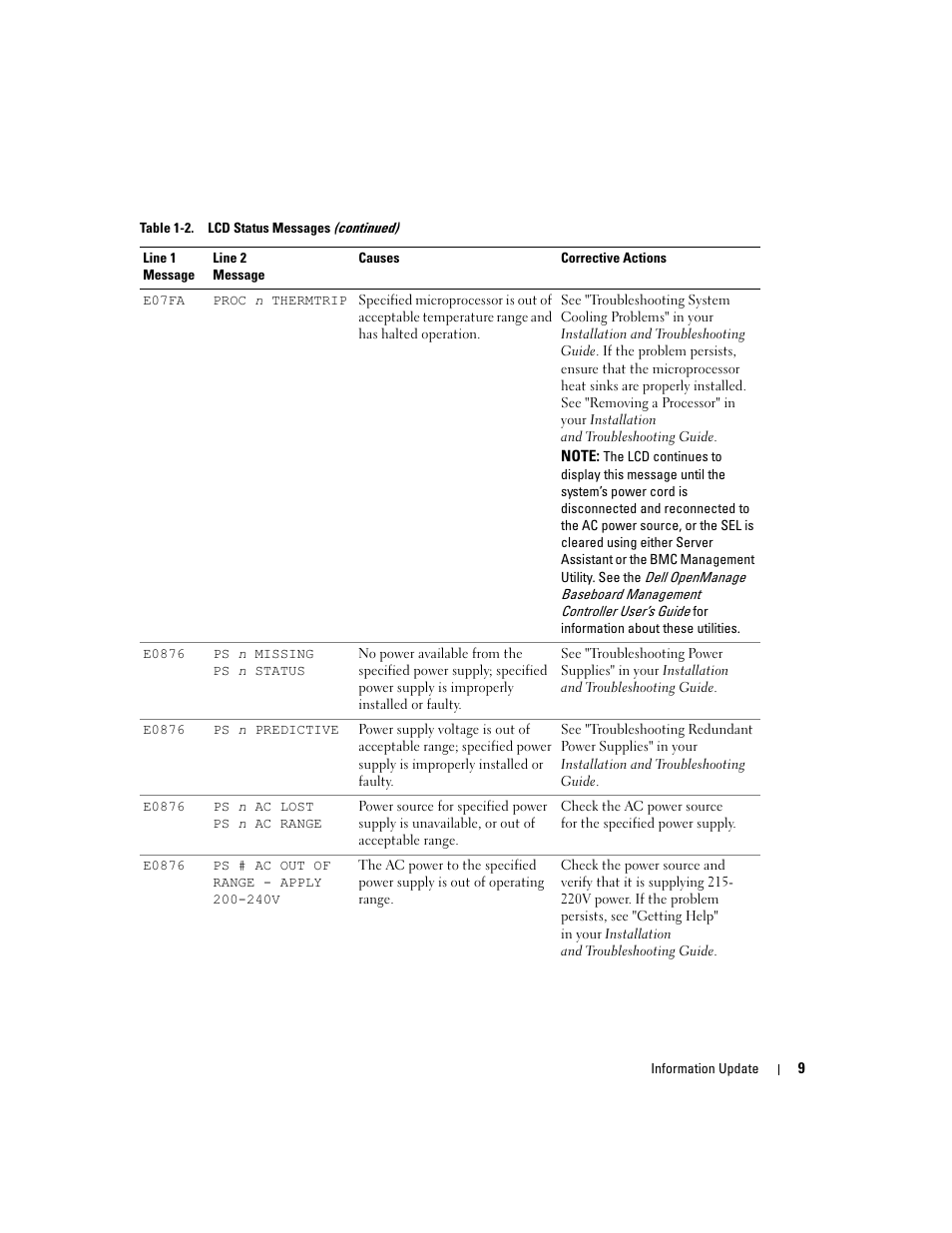 Dell PowerEdge 6850 User Manual | Page 11 / 116