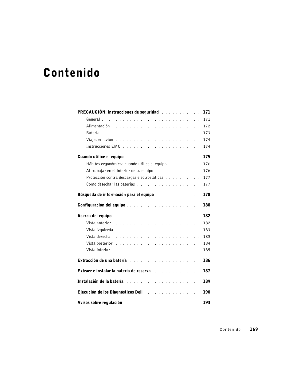 Dell Latitude D500 User Manual | Page 171 / 198