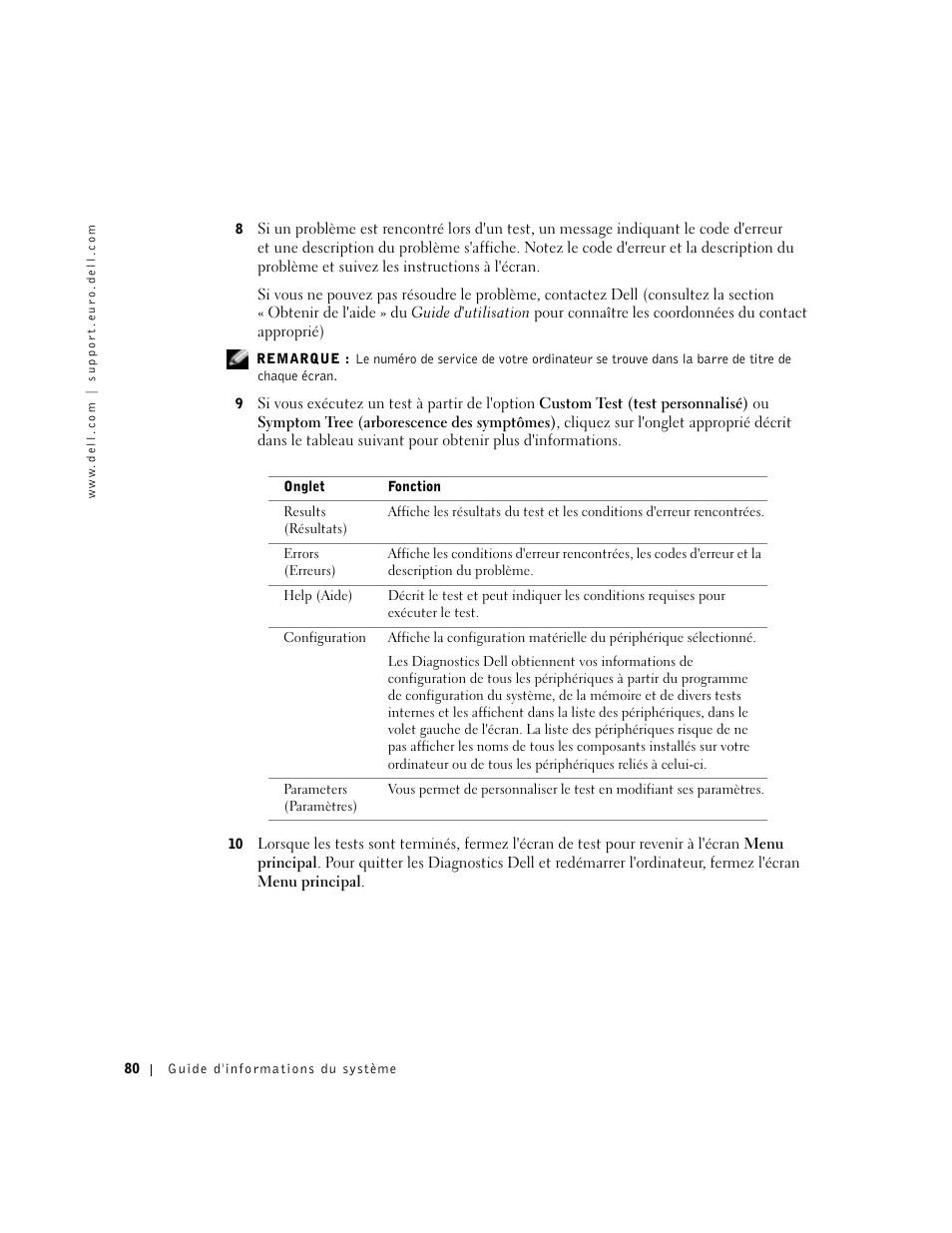 Dell Latitude D500 User Manual | Page 82 / 198