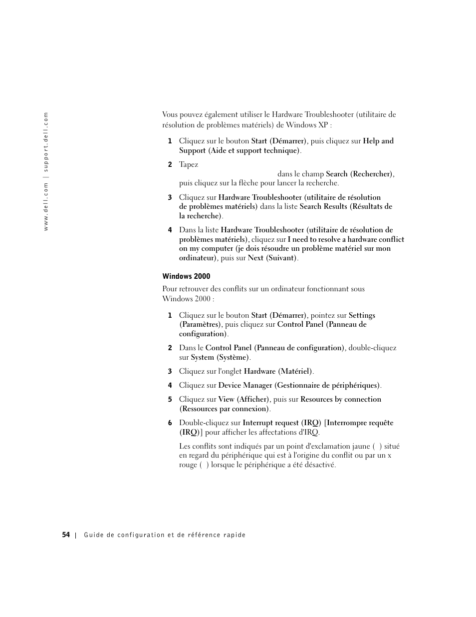 Dell Precision 350 User Manual | Page 54 / 136