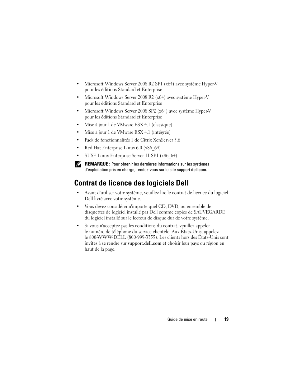 Contrat de licence des logiciels dell | Dell PowerEdge R210 II User Manual | Page 21 / 52