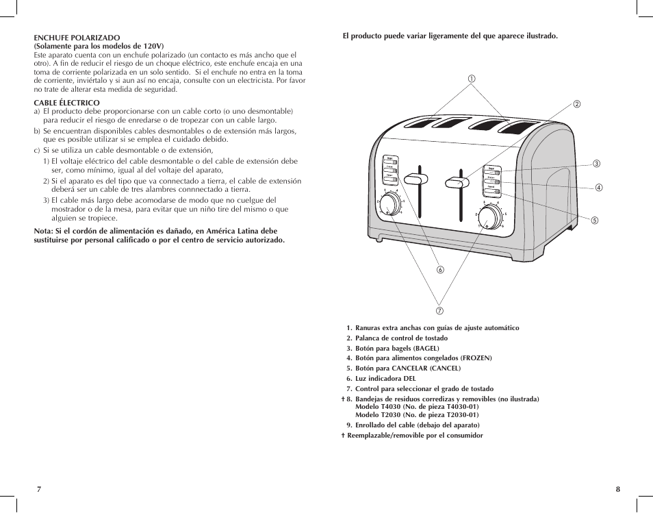 Black & Decker T2030 User Manual | Page 5 / 13