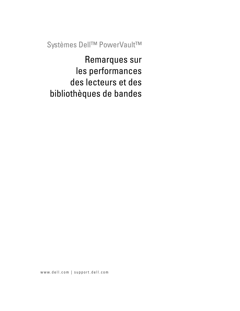 Dell PowerVault 110T LTO2 (Tape Drive) User Manual | Page 49 / 176