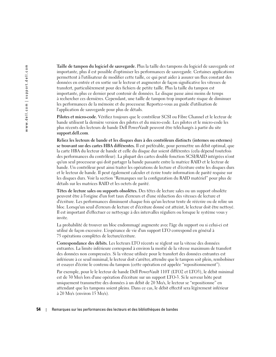 Dell PowerVault 110T LTO2 (Tape Drive) User Manual | Page 54 / 176