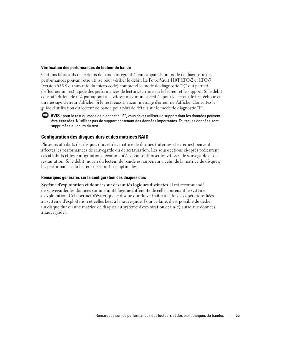 Dell PowerVault 110T LTO2 (Tape Drive) User Manual | Page 55 / 176