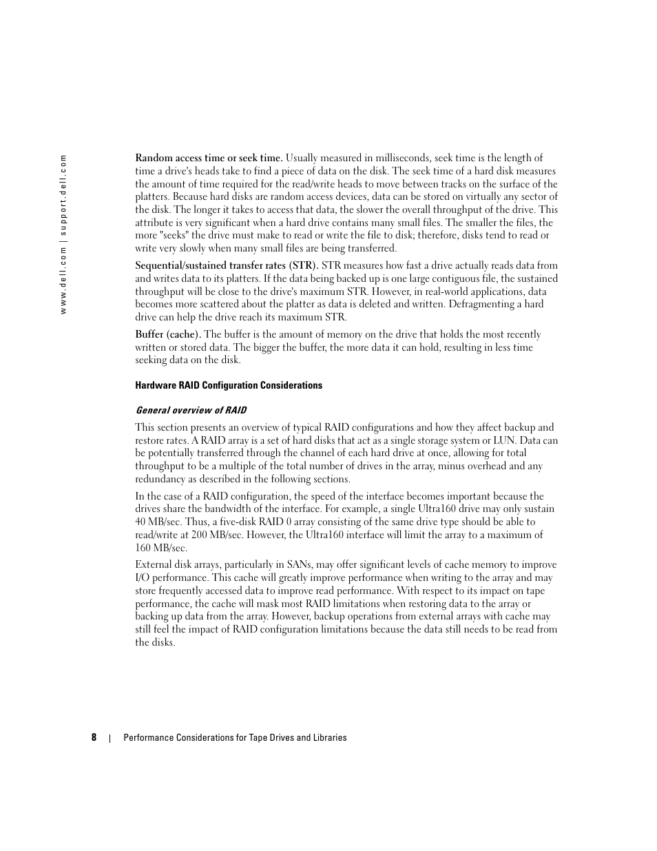 Dell PowerVault 110T LTO2 (Tape Drive) User Manual | Page 8 / 176