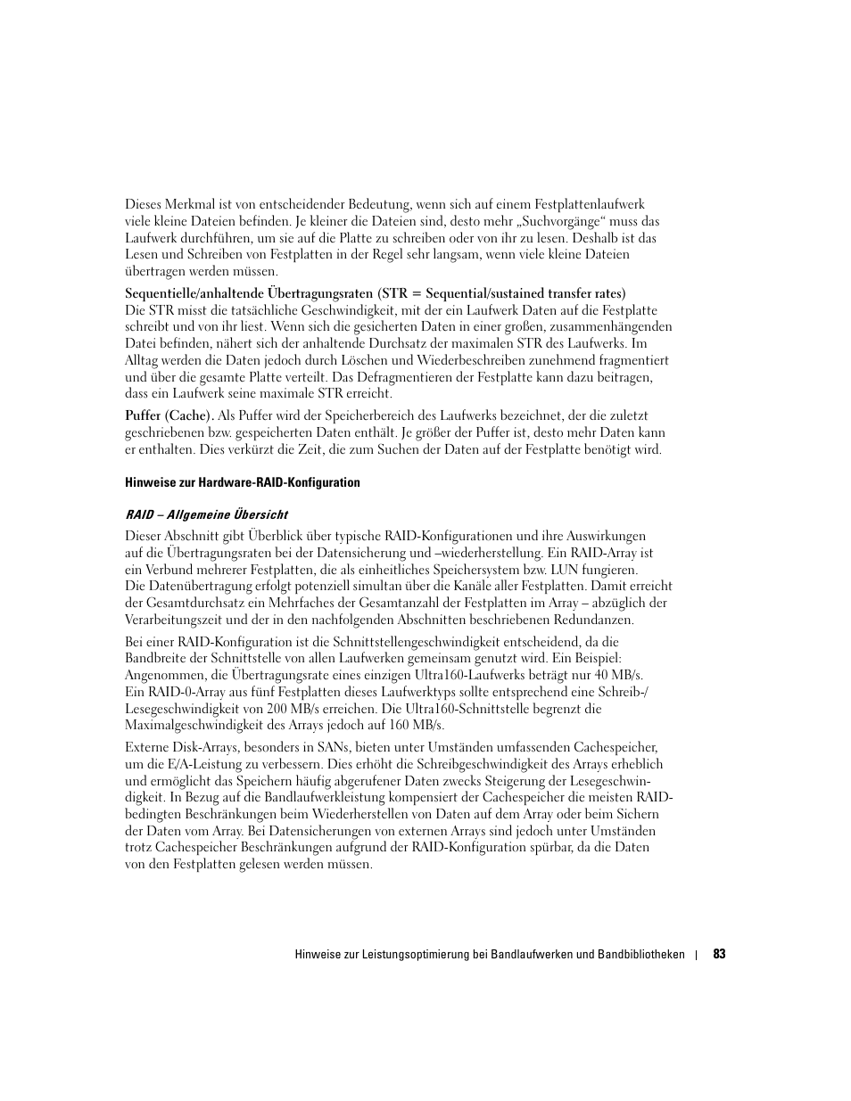 Dell PowerVault 110T LTO2 (Tape Drive) User Manual | Page 83 / 176