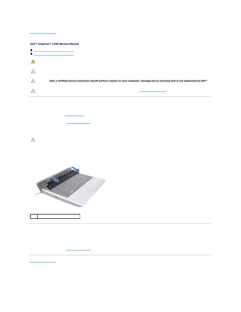 Center control cover, Removing the center control cover, Replacing the center control cover | Dell Inspiron 1440 (Mid 2009) User Manual | Page 11 / 47