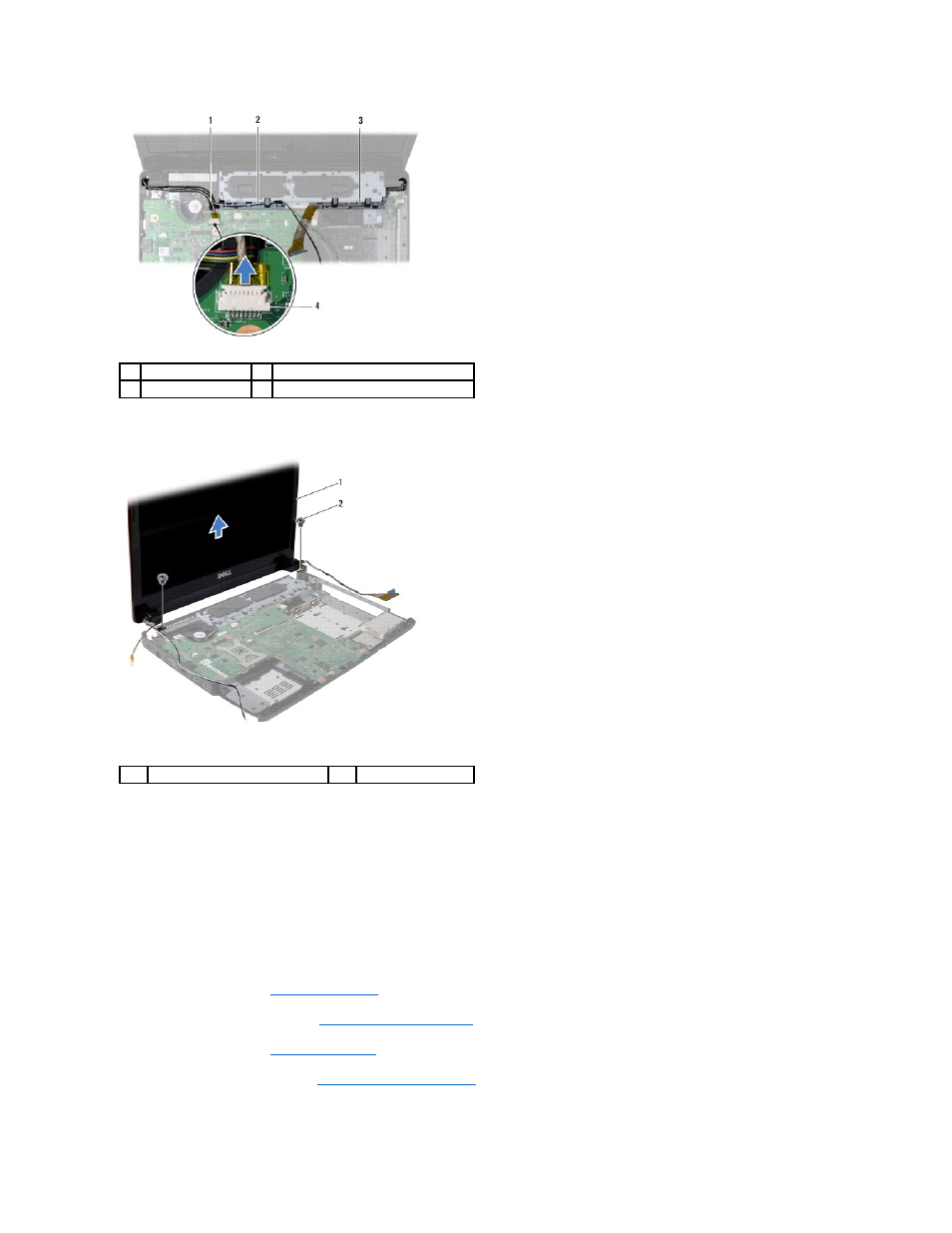 Replacing the display assembly | Dell Inspiron 1440 (Mid 2009) User Manual | Page 19 / 47