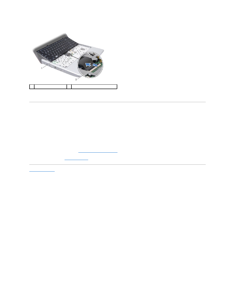 Replacing the keyboard | Dell Inspiron 1440 (Mid 2009) User Manual | Page 26 / 47