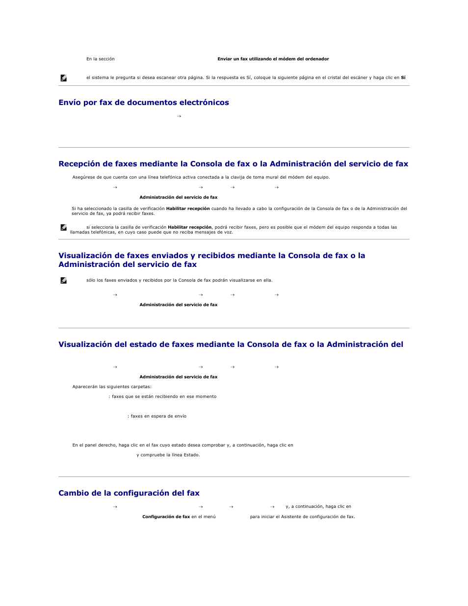 Envío por fax de documentos electrónicos, Cambio de la configuración del fax | Dell 810 All In One Inkjet Printer User Manual | Page 12 / 49