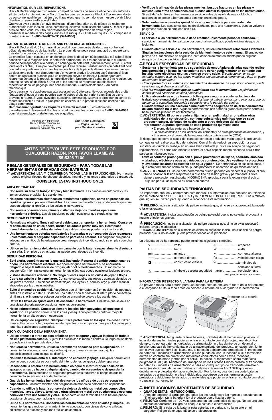 Black & Decker HPD1400 User Manual | Page 5 / 7