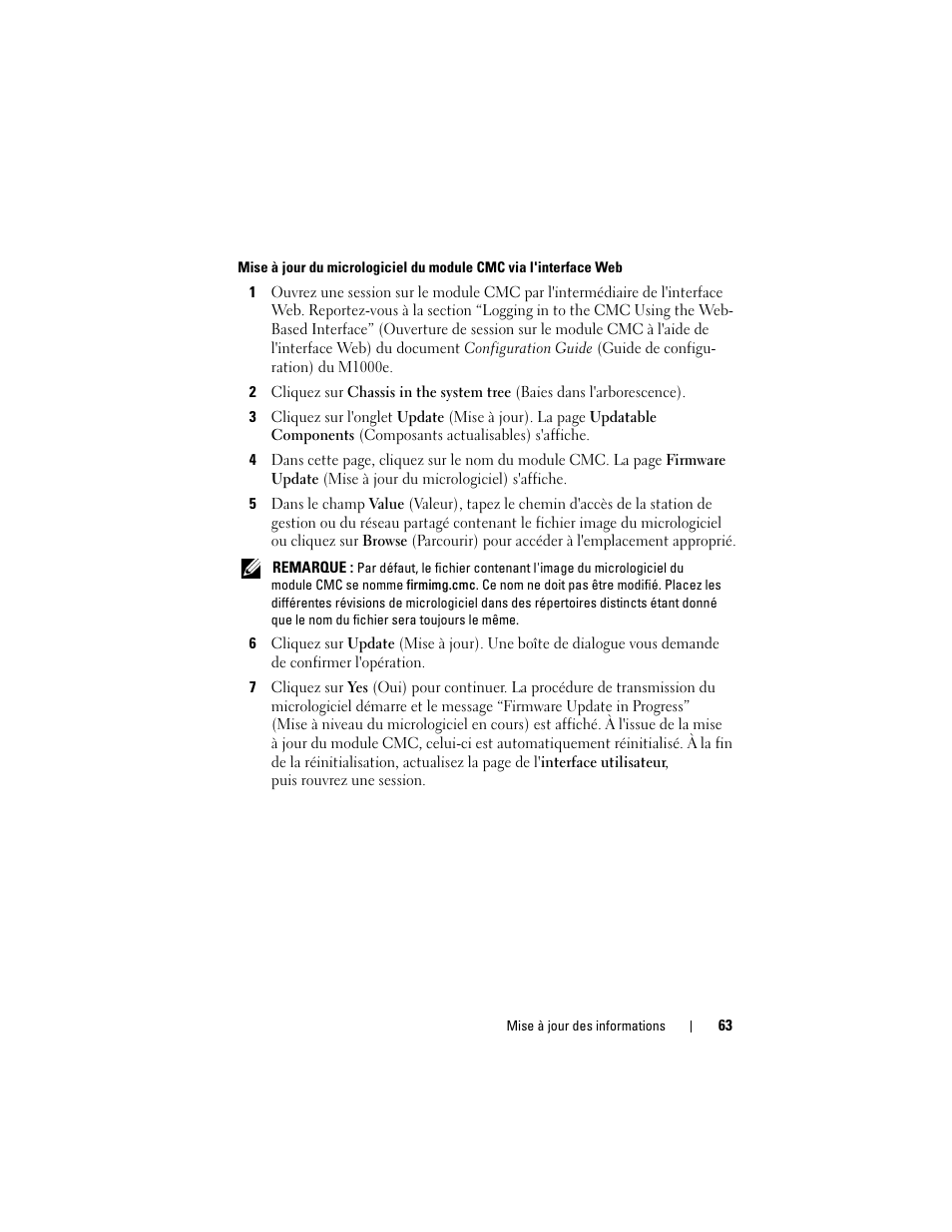 Dell PowerEdge M610 User Manual | Page 63 / 186