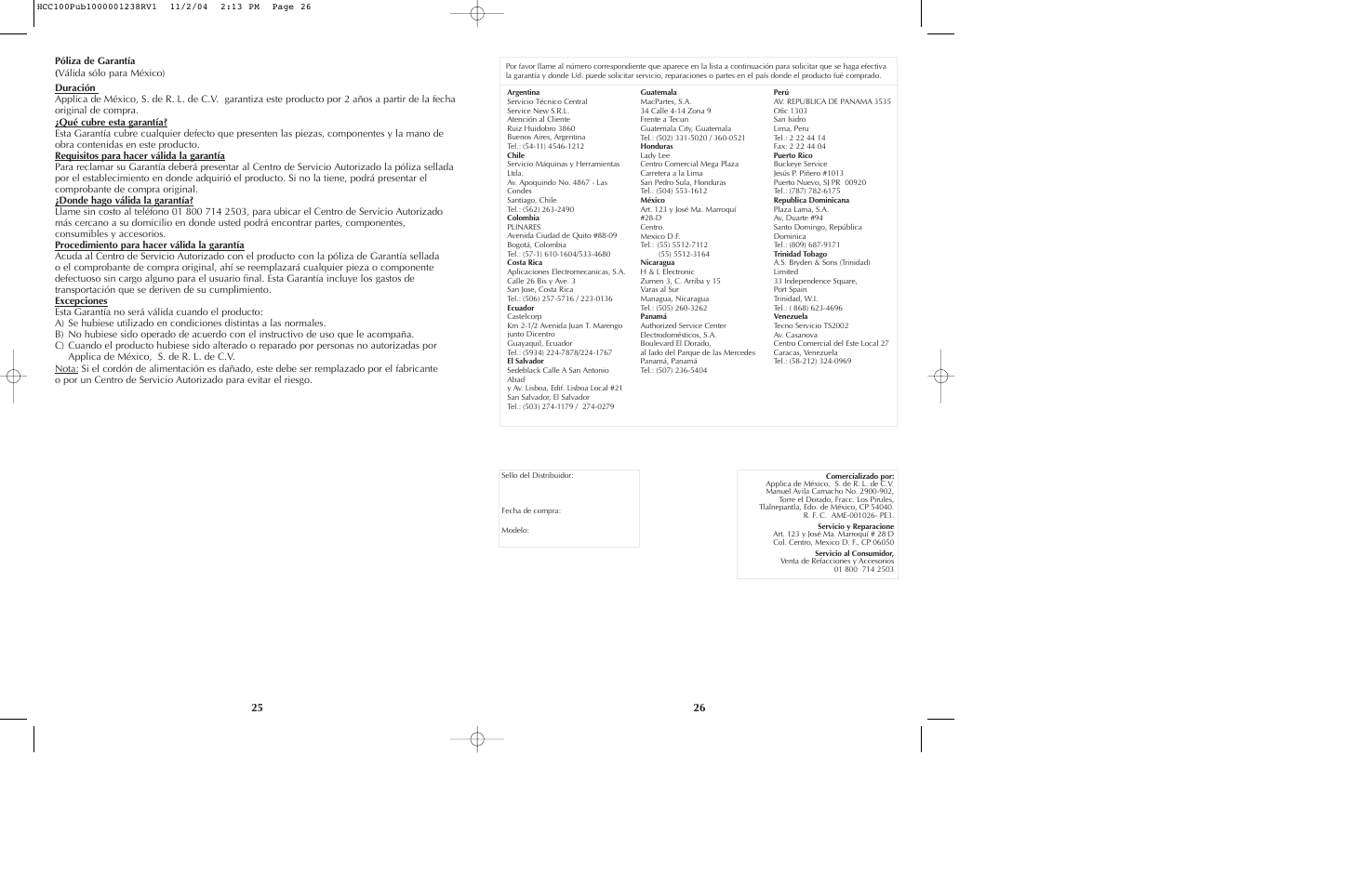Black & Decker AM7 User Manual | Page 14 / 15